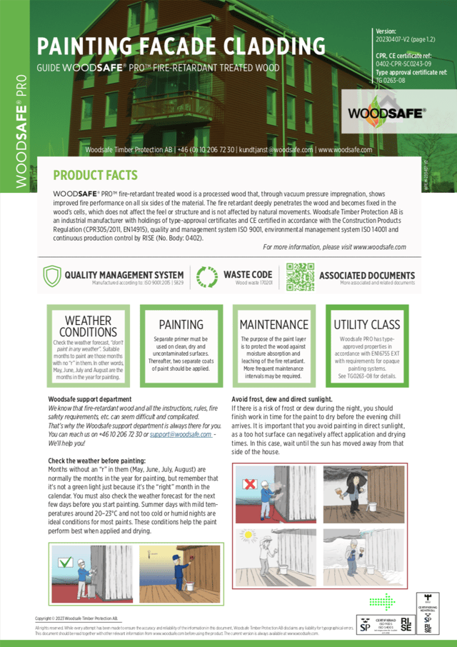 Painting Facade Cladding