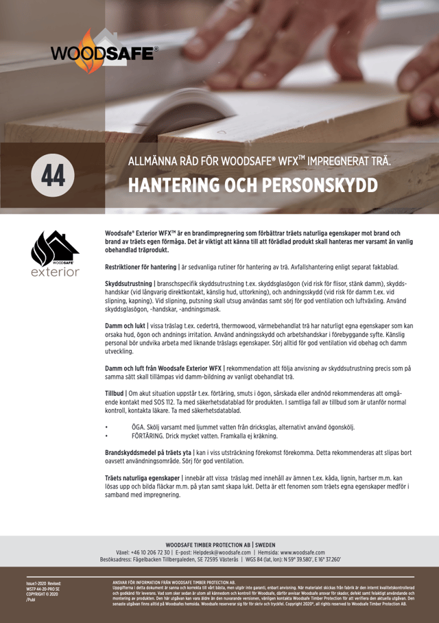 Hantering och personskydd