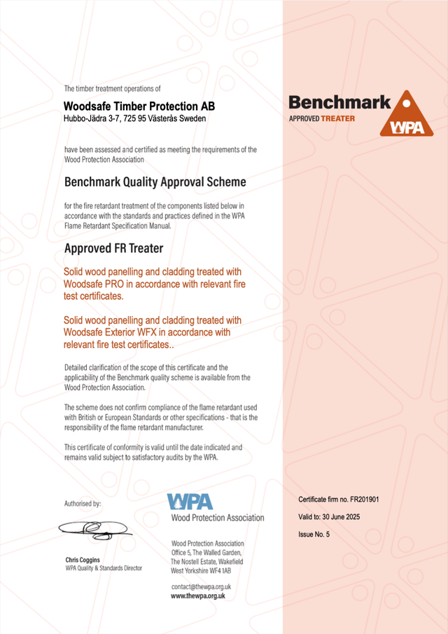 WPA Approved Treater