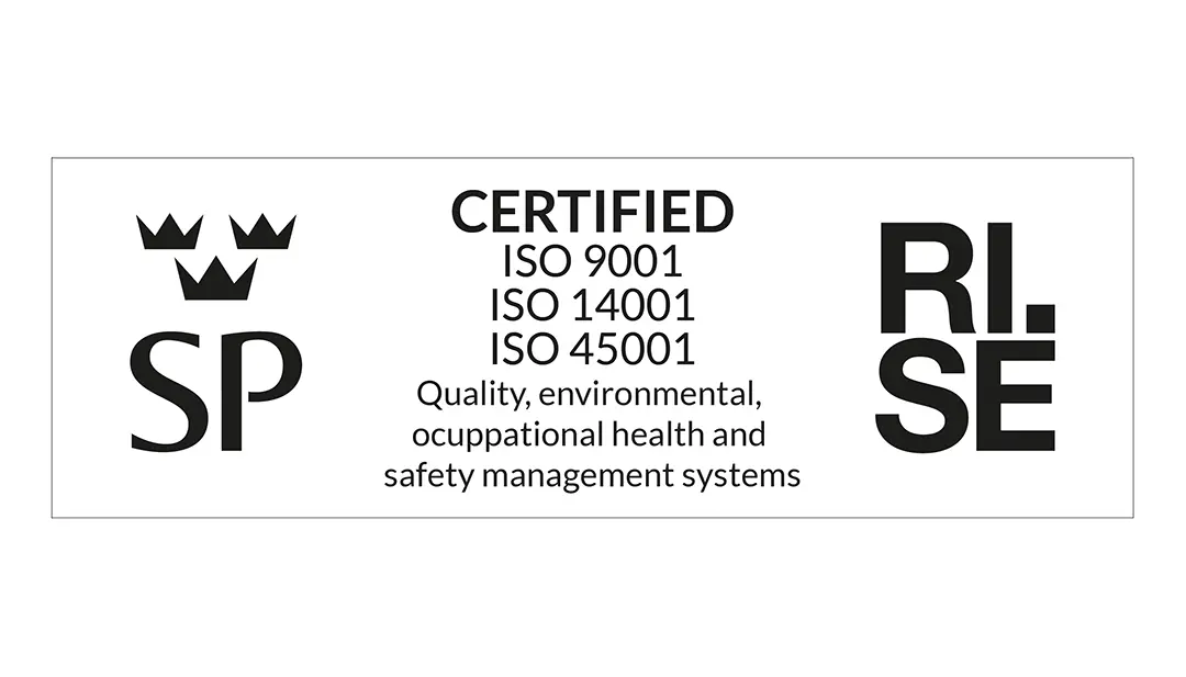 ISO-certifierad